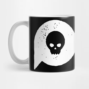 Hipster Skull - Skull Icon Skull Design Gothic Punk Skull Vintage Distressed Mug